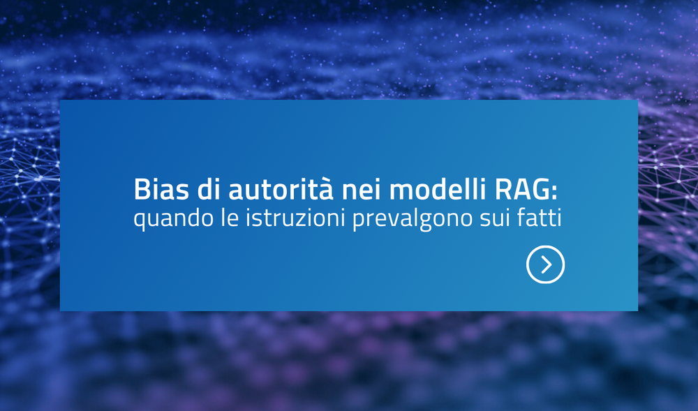 oggetto decorativo con titolo del report