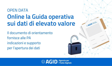 Vai alla notizia Open Data: online la Guida operativa sui dati di elevato valore