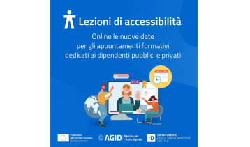 Vai alla notizia Aperte le iscrizioni per il corso avanzato sull'accessibilità da remoto