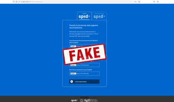 Vai alla notizia In corso una nuova campagna di phishing a tema SPID