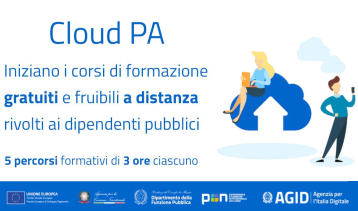 Vai alla notizia Cloud PA: iniziano i corsi di formazione rivolti ai dipendenti pubblici