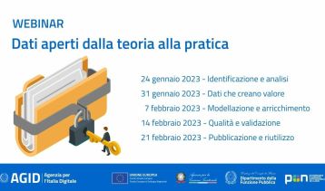 Vai alla notizia Open Data: dalla teoria alla pratica. Al via un nuovo ciclo di webinar