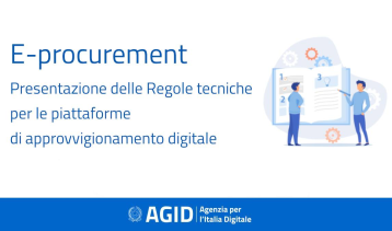 Vai alla notizia Contratti pubblici: presentazione delle Regole tecniche per le piattaforme di e-procurement