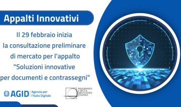 Vai alla notizia Appalti innovativi: 29/2 al via la consultazione di mercato di IPZS