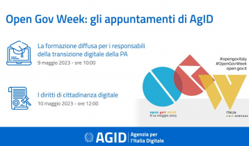 Vai alla notizia Gli appuntamenti di AgID per l’Open Gov Week